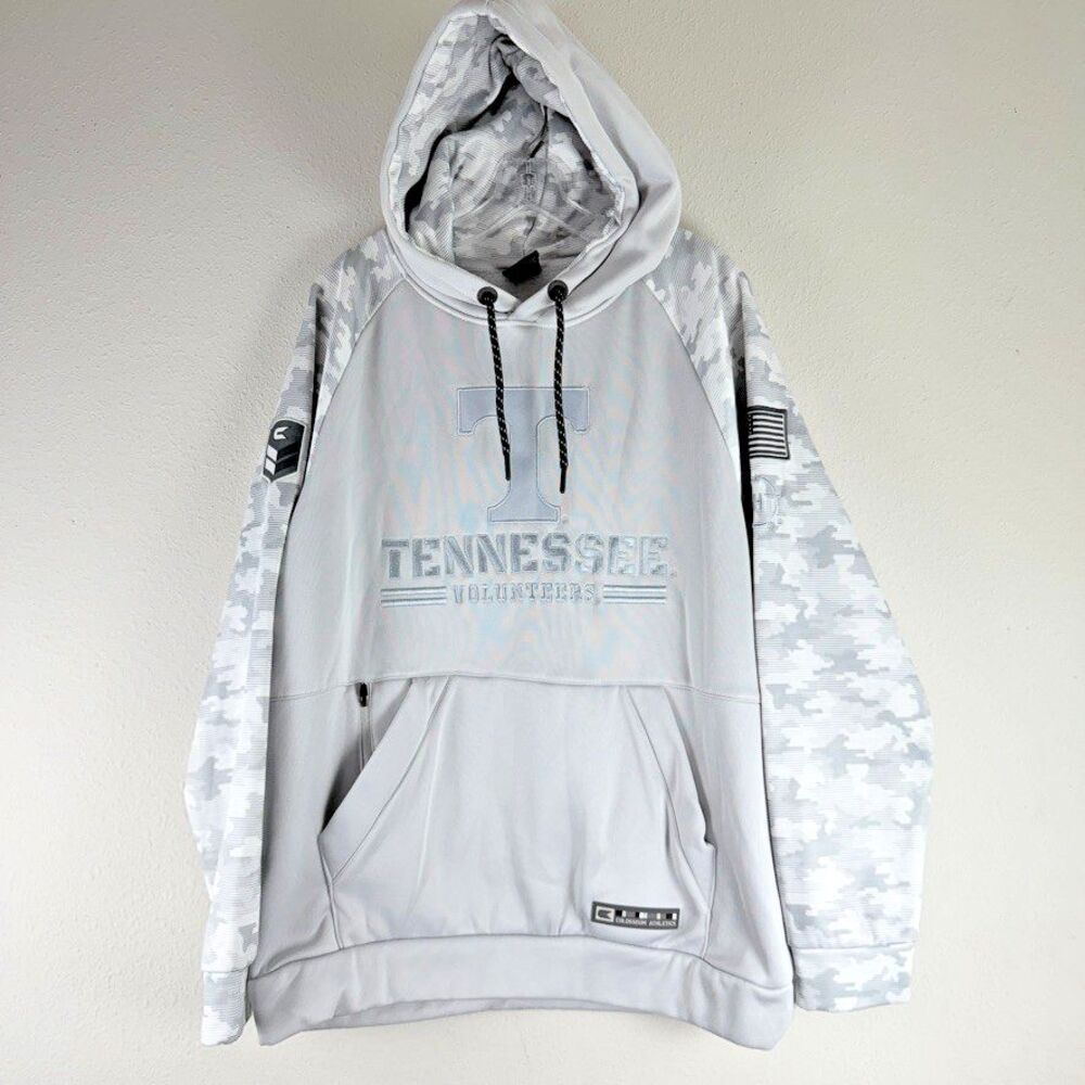 Colosseum Tennessee Volunteers OHT Hoodie XL Gray Camo Military Pullover Mens